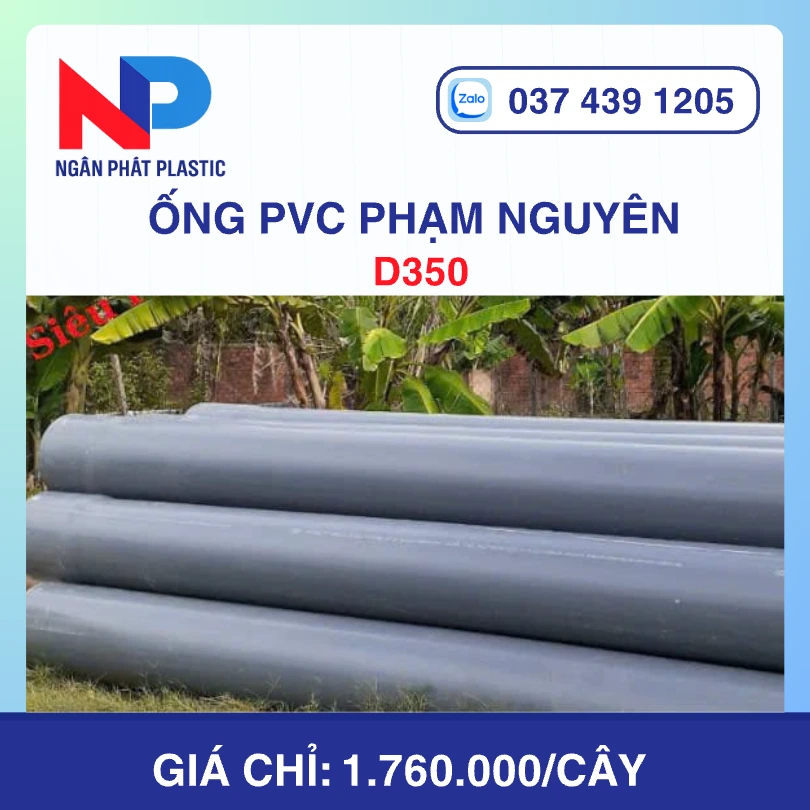 Ống Nhựa PVC D350 Phạm Nguyên